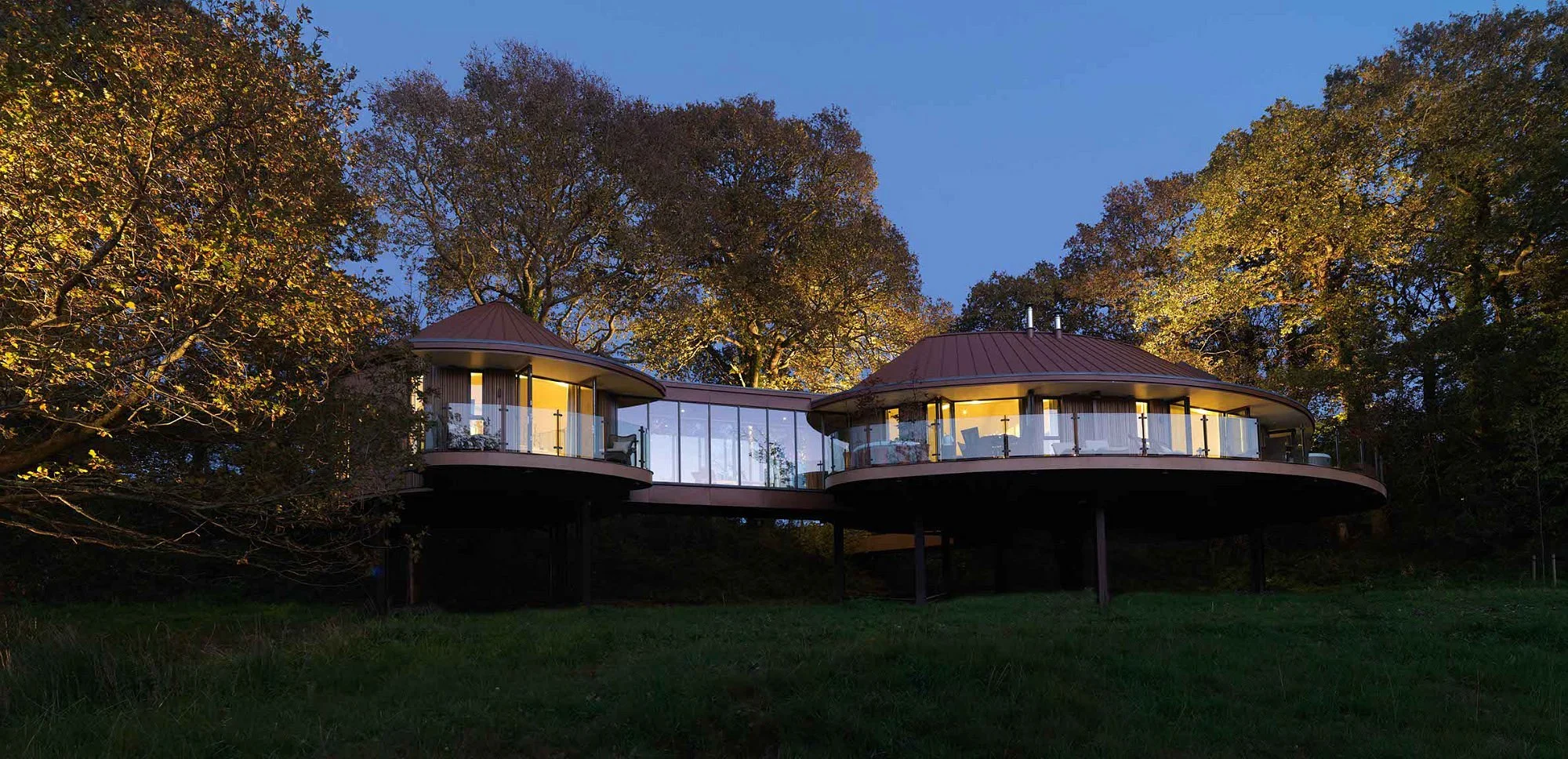 Chewton Glen treehouse suite in the woods of the New Forest