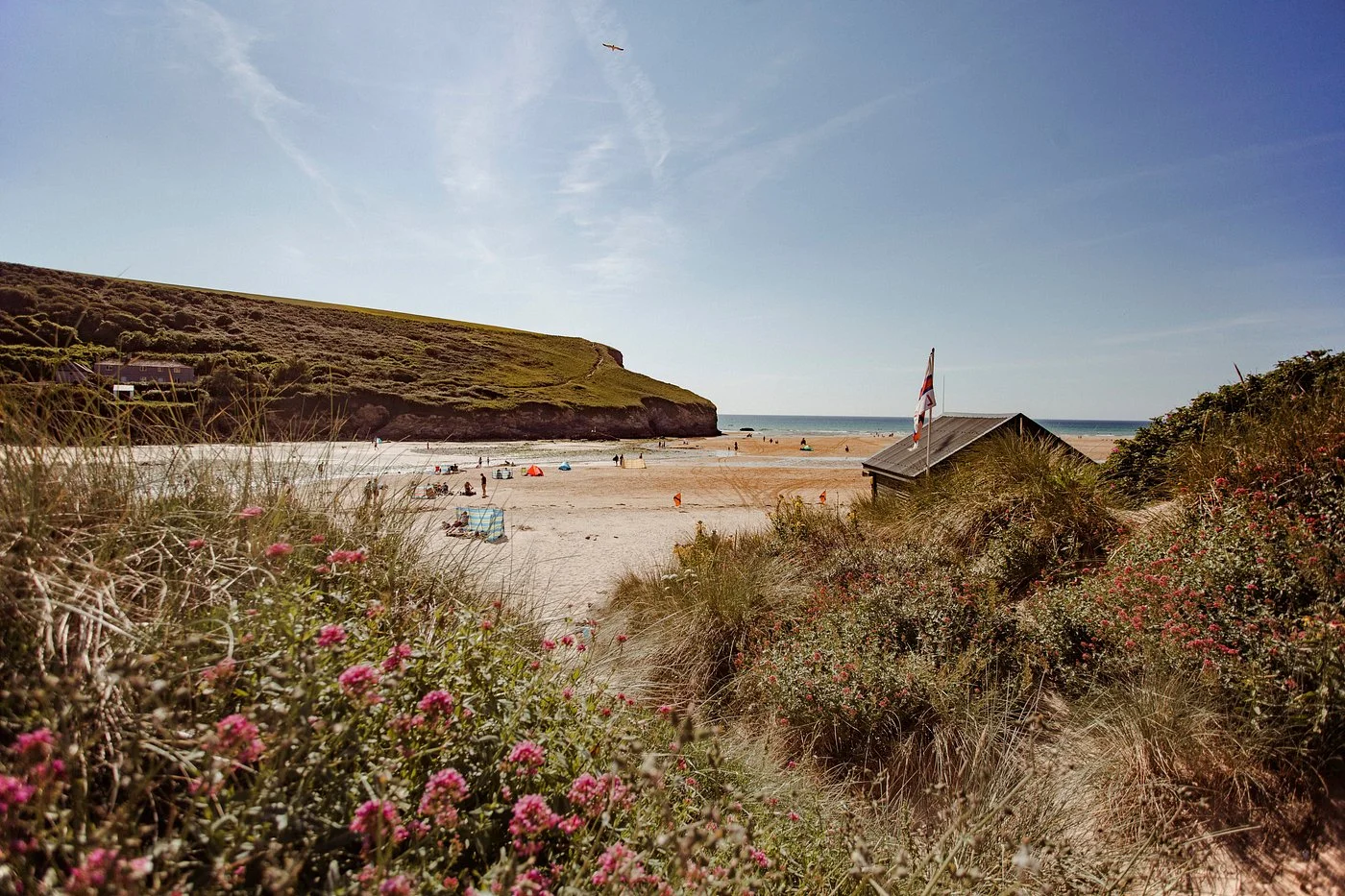 Bedruthan Hotel & Spa overlooking Mawgan Porth beach in Cornwall