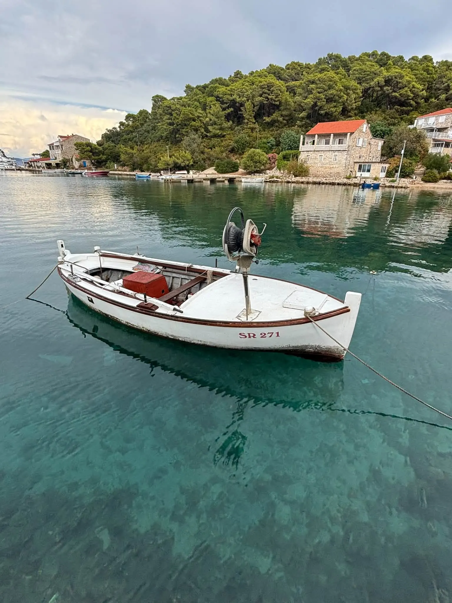 Clear water in the lake at Babine Kuće, Mljet